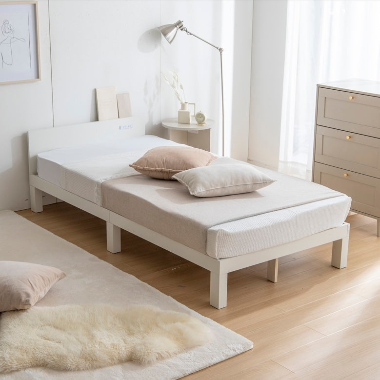 ベッドフレーム｜[シングル]コンセント付すのこベッドフレーム - territory