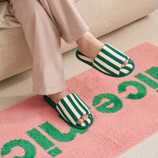 Roomnhome|こっくりストライプルームシューズ