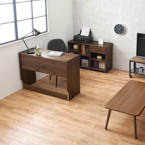 収納シェルフ付デスク3点セット