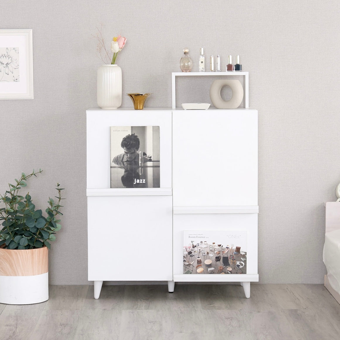 推し活収納 キャビネット ホワイト【️10月末まで￥18500→￥14500】