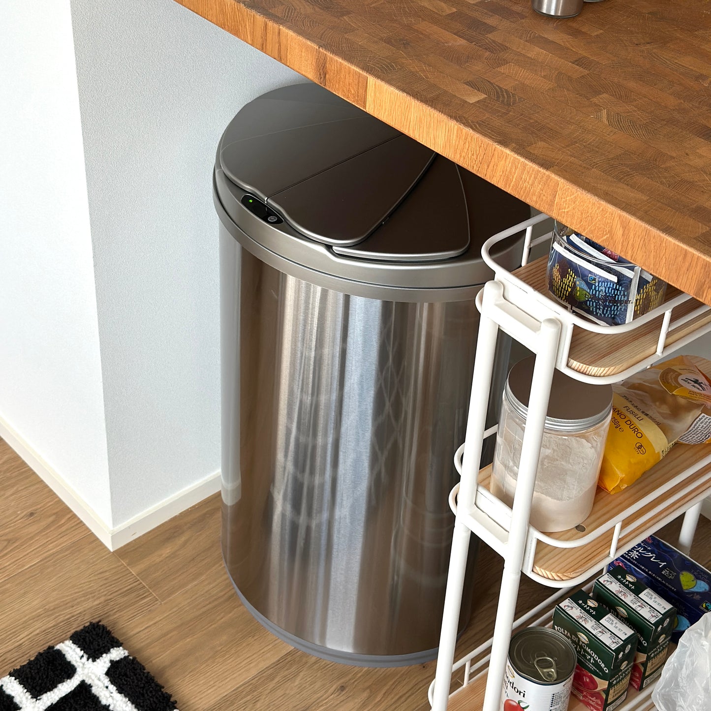 センサー開閉ステンレスダストボックス 47L