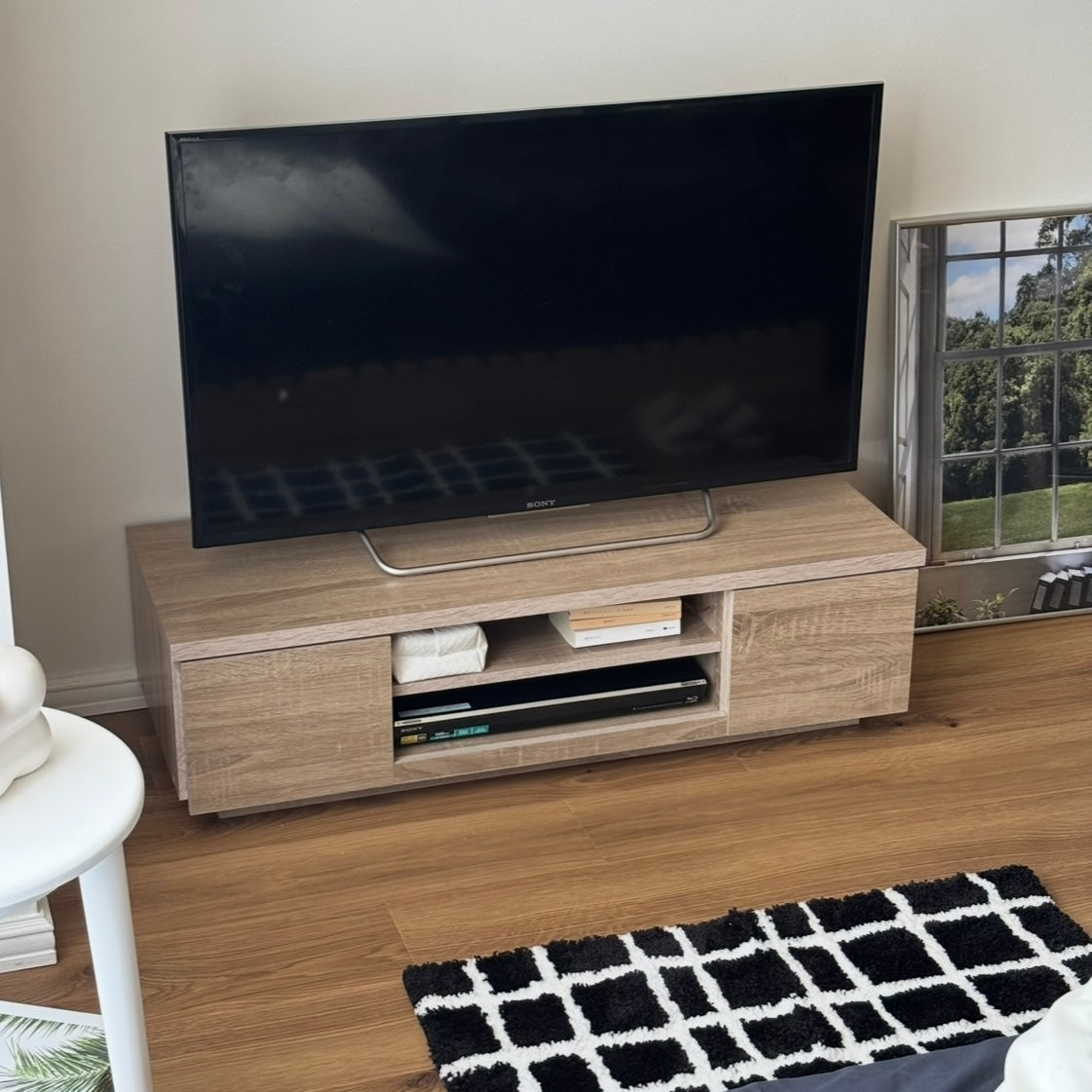 ホワイトオークのテレビボード