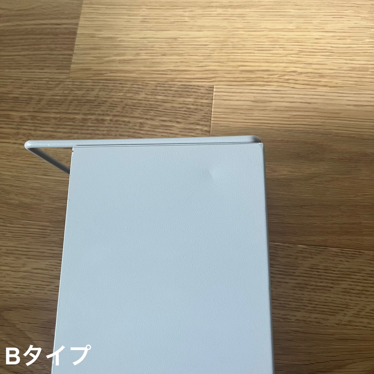 【outlet】ハンドル付スクエアコンテナ グレー