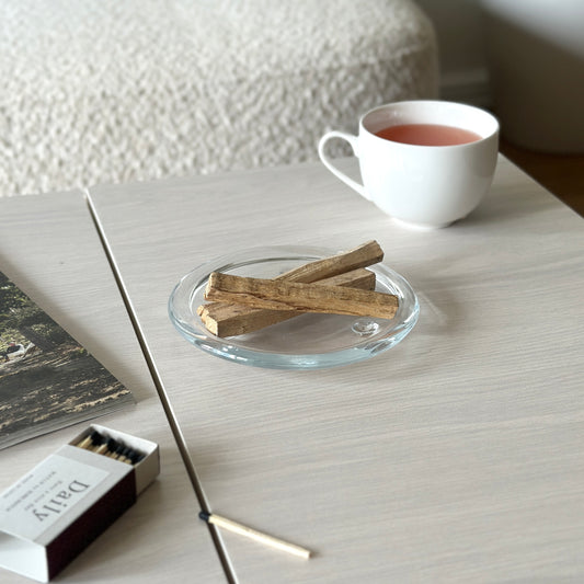 脚付ガラスプレート