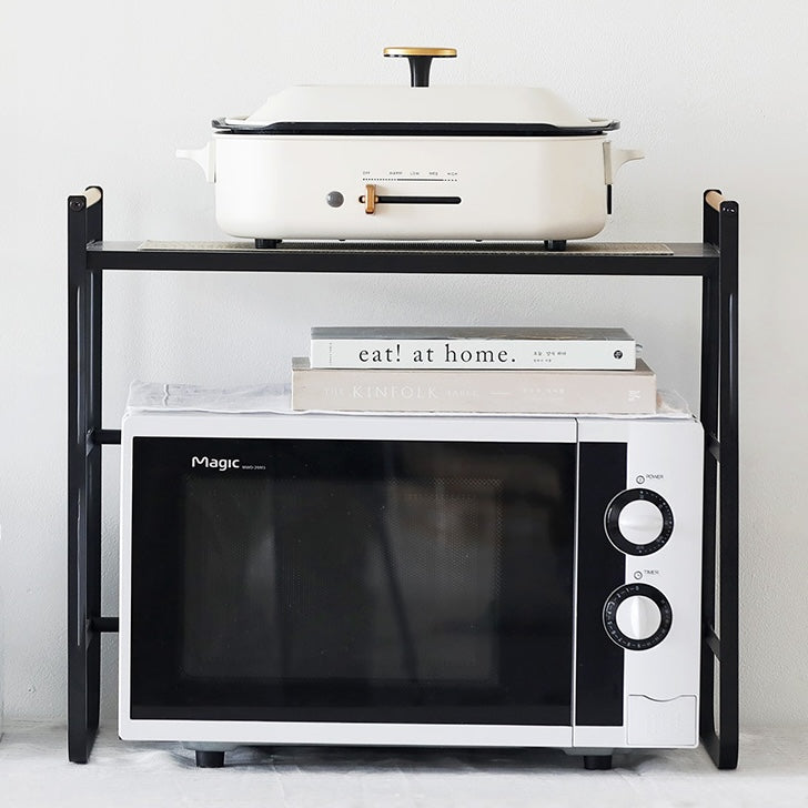 マットブラックのレンジスタンド