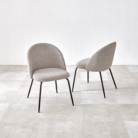 [2脚SET]ブークレスタイリッシュダイニングチェア