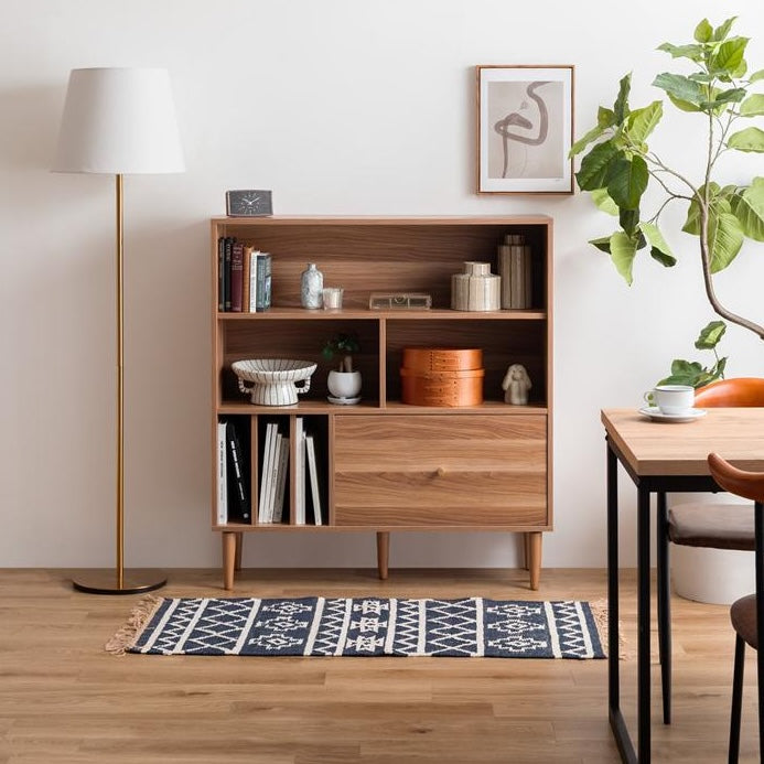 [幅100cm]引き出し付き本棚