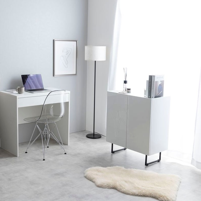 [幅70cm]2way石目柄キャビネット