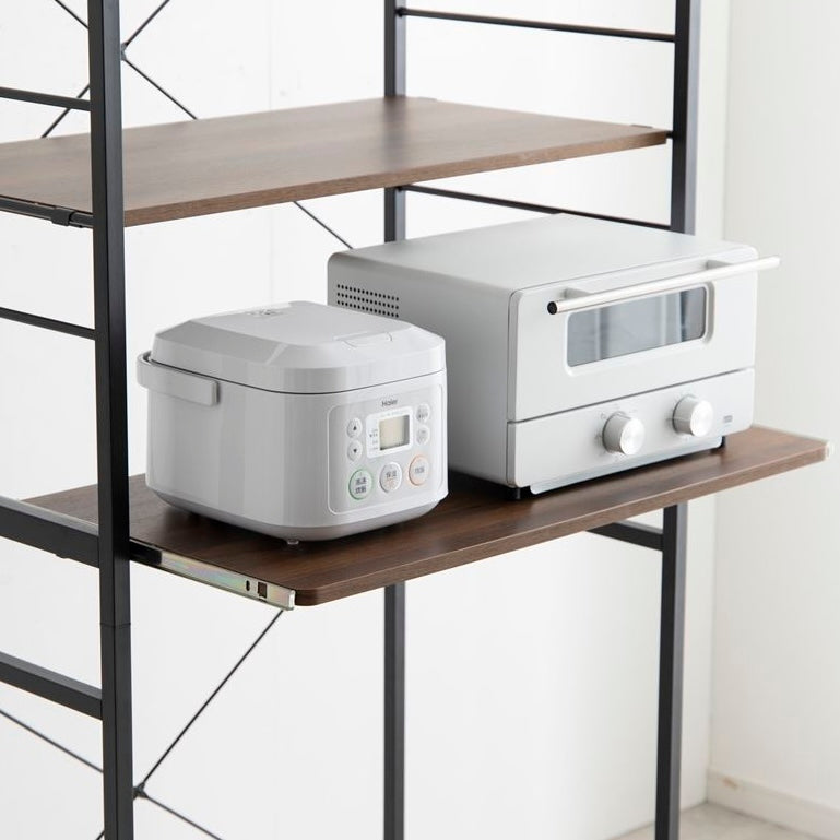 キッチンシェルフ｜[幅80cm]ゴミ箱上レンジラック - territory