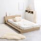 ナチュラルカラーのシングルサイズすのこベッド