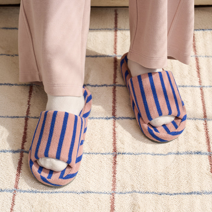 Roomnhome｜パイルストライプスリッパ