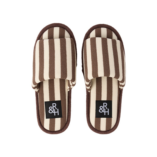 Roomnhome｜こっくりストライプルームシューズ