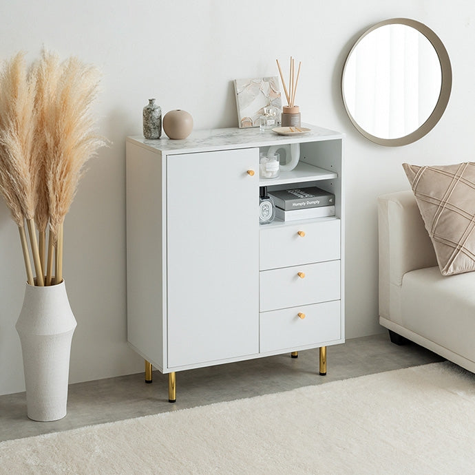 ゴールド脚付きキャビネット