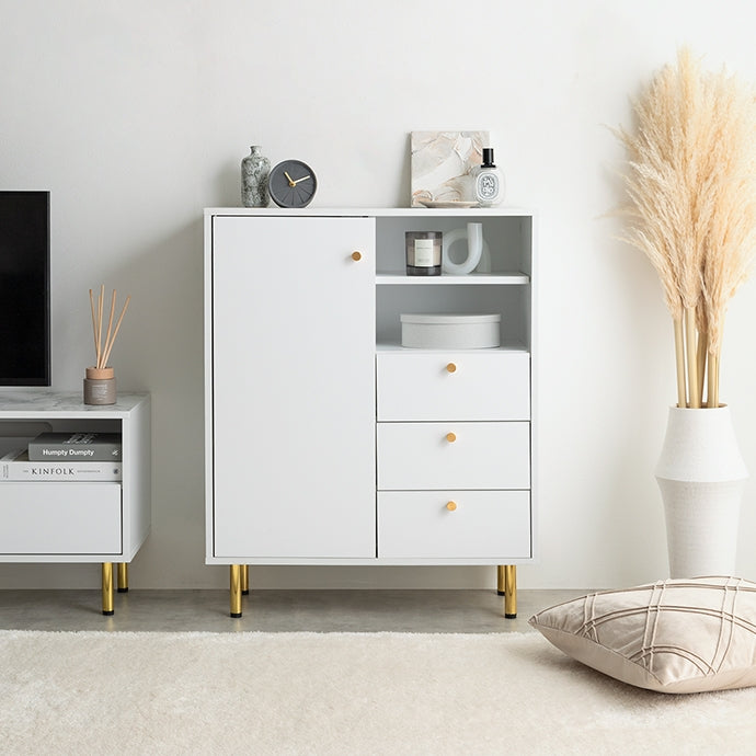 ゴールド脚付きキャビネット