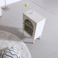 ホワイトのアーチスチールキャビネット