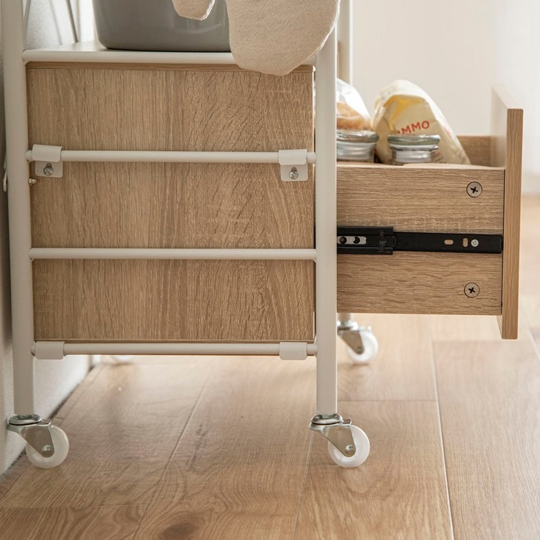 [幅80cm]引き出し付きシェルフ