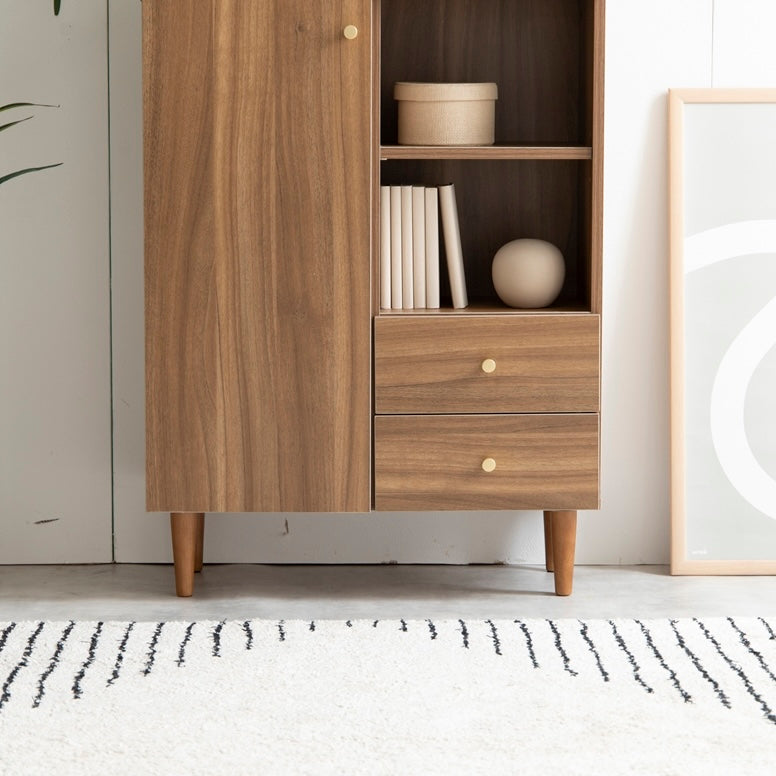 木目調脚付きキャビネット