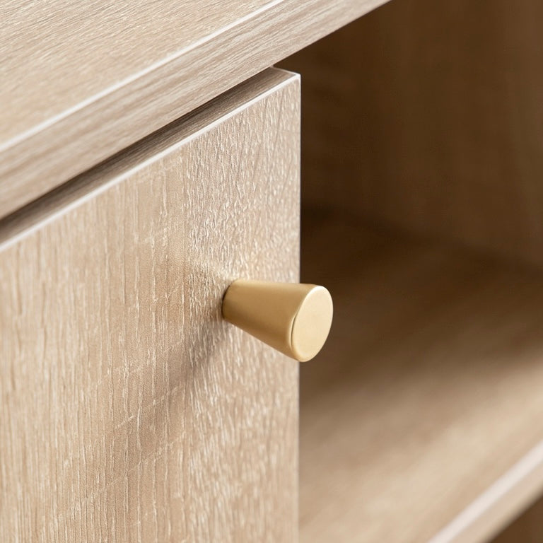 木目調脚付きキャビネット