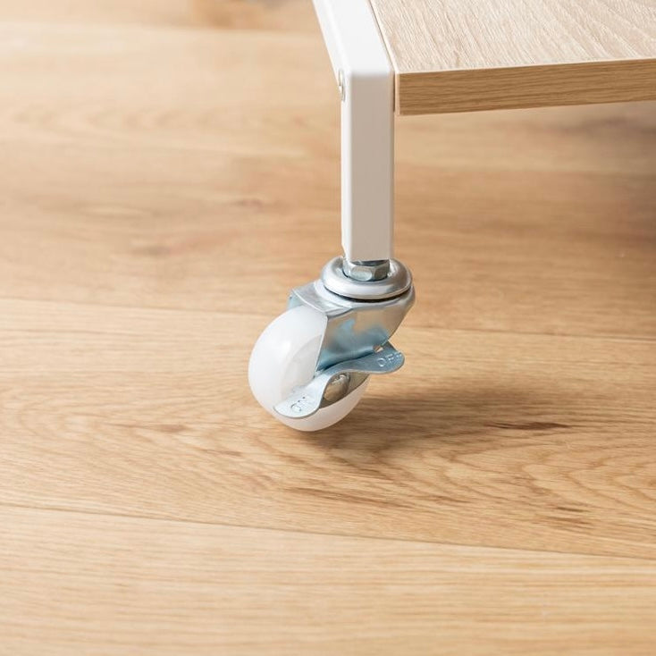 [幅40cm]棚付きスリムハンガーラック