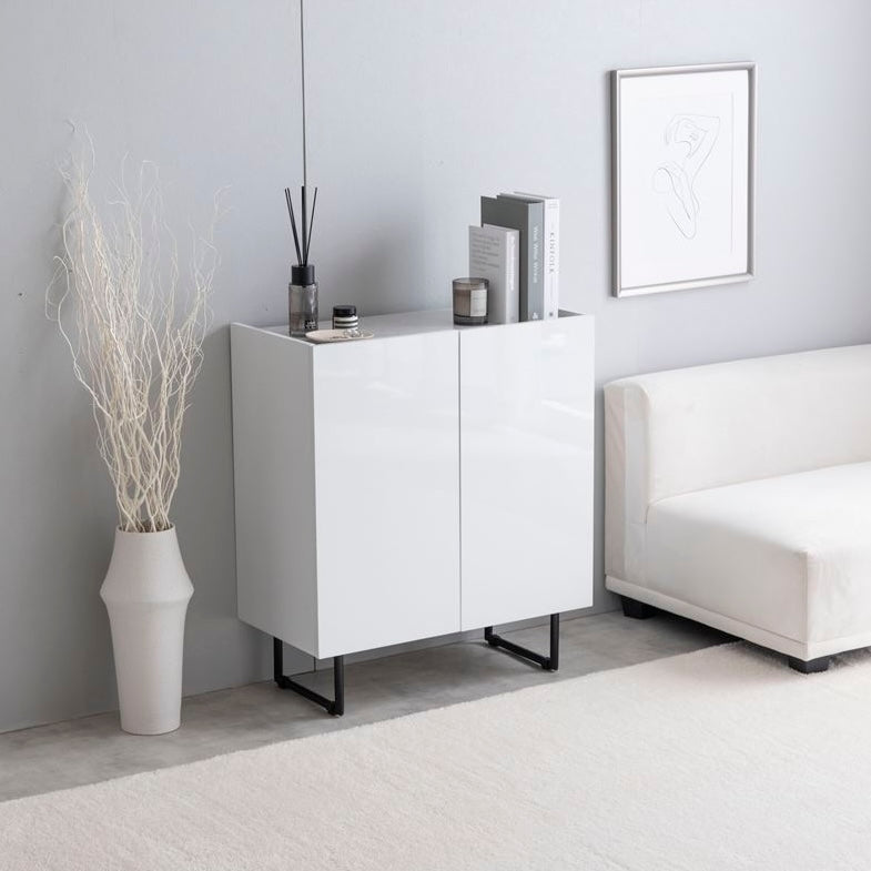 [幅70cm]2way石目柄キャビネット