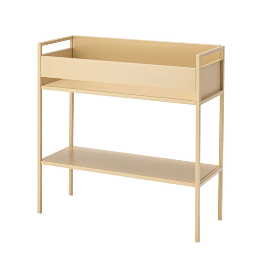 アイボリーのポップなカラーのラック