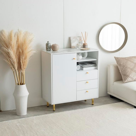 ゴールド脚付きキャビネット