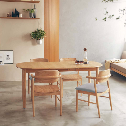 ヌークエクステンションダイニングテーブル