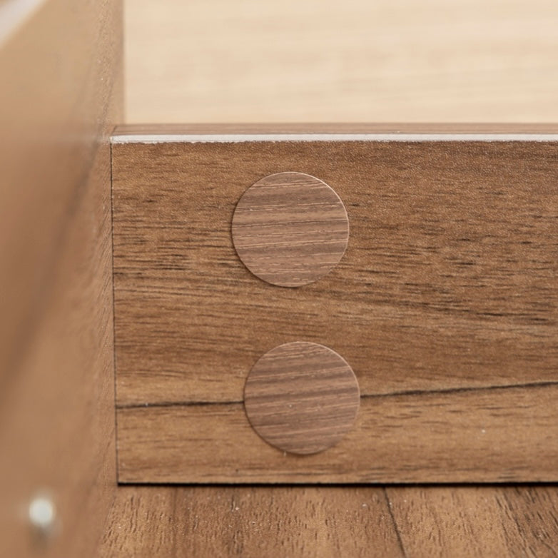 木目調脚付きキャビネット