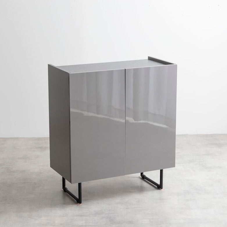 [幅70cm]2way石目柄キャビネット