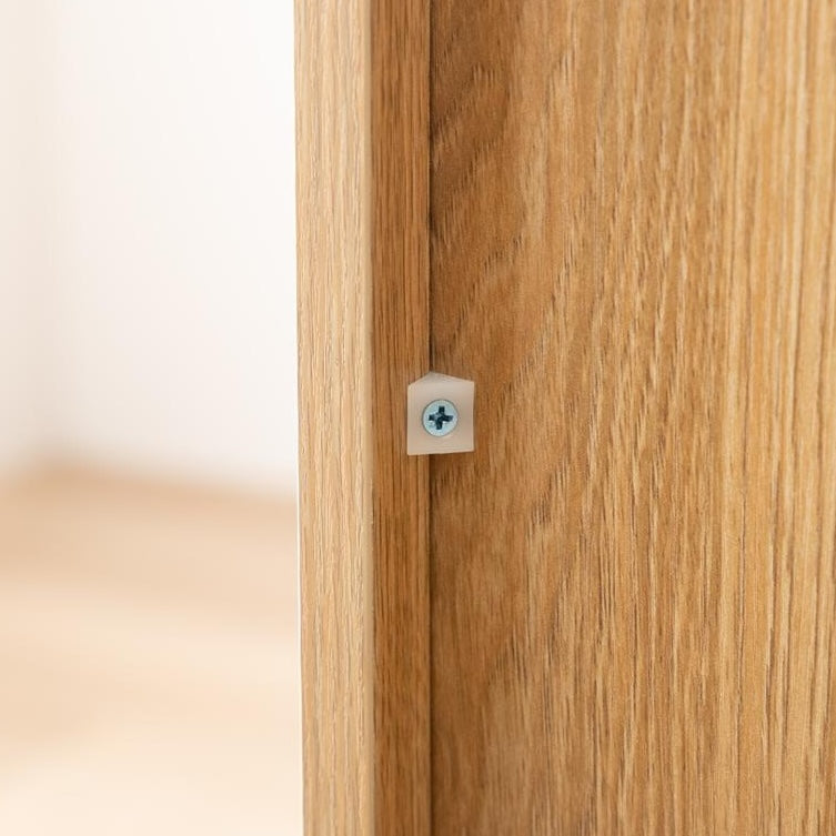 [幅70cm]木目柄バイカラーキャビネット