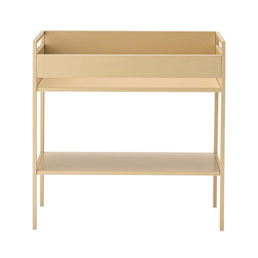 アイボリーのポップなカラーのラック