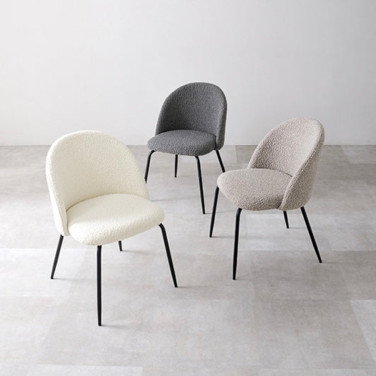 [2脚SET]ブークレスタイリッシュダイニングチェア