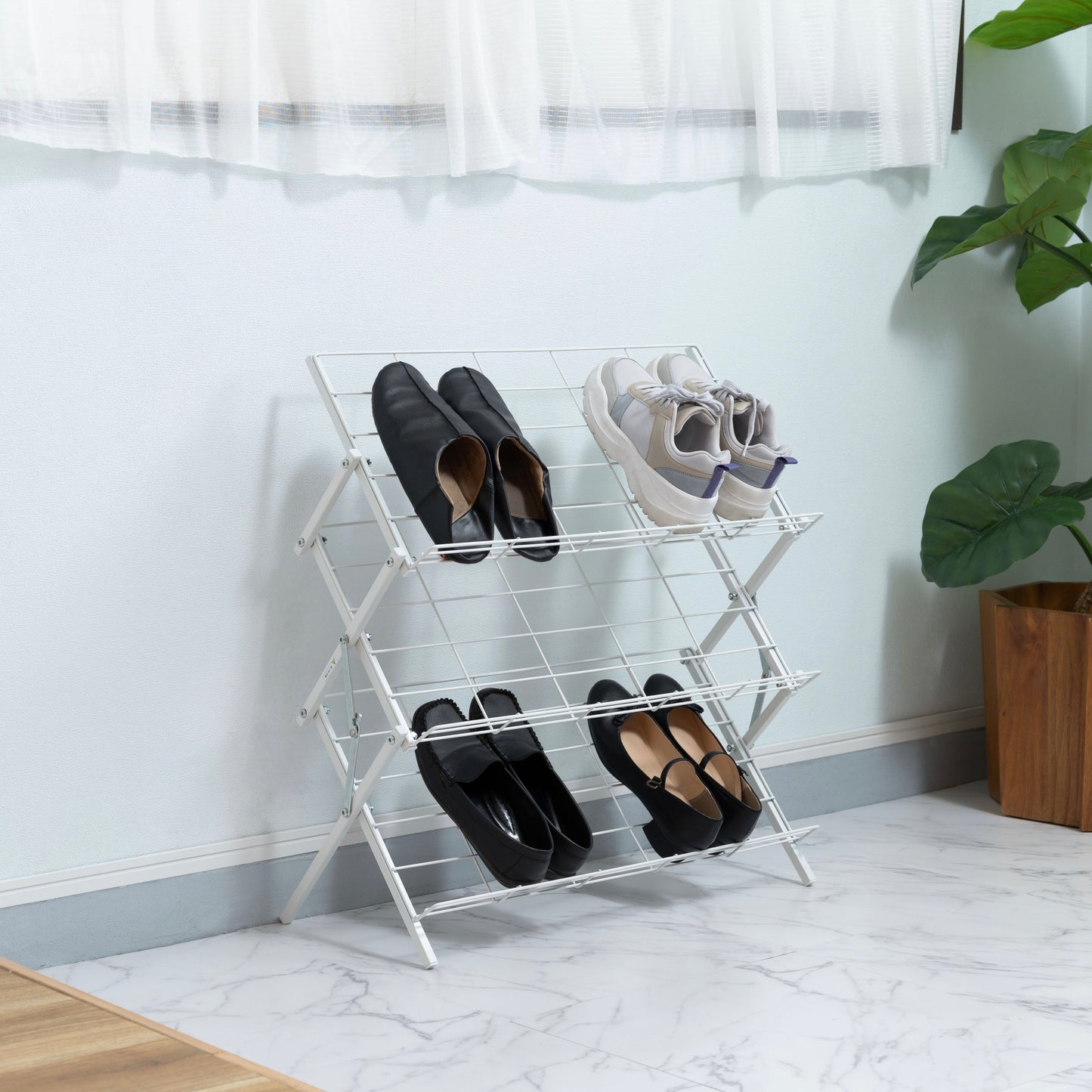 フォールディングシューズラック