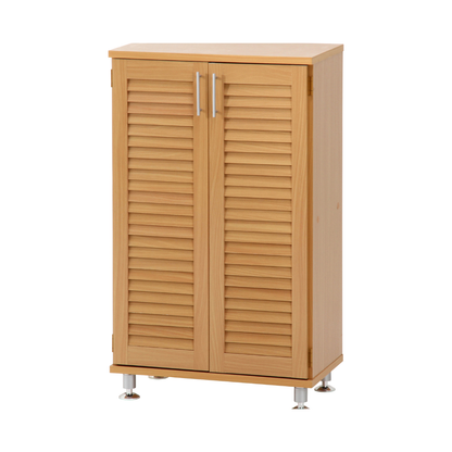 脚付きルーバーシューズボックス