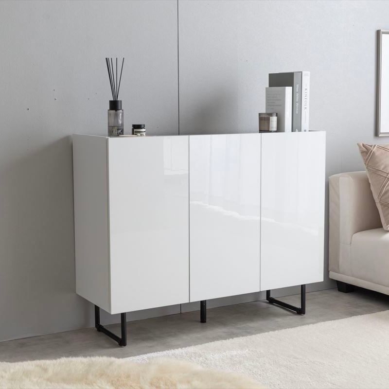 [幅100cm]2way石目柄サイドボード