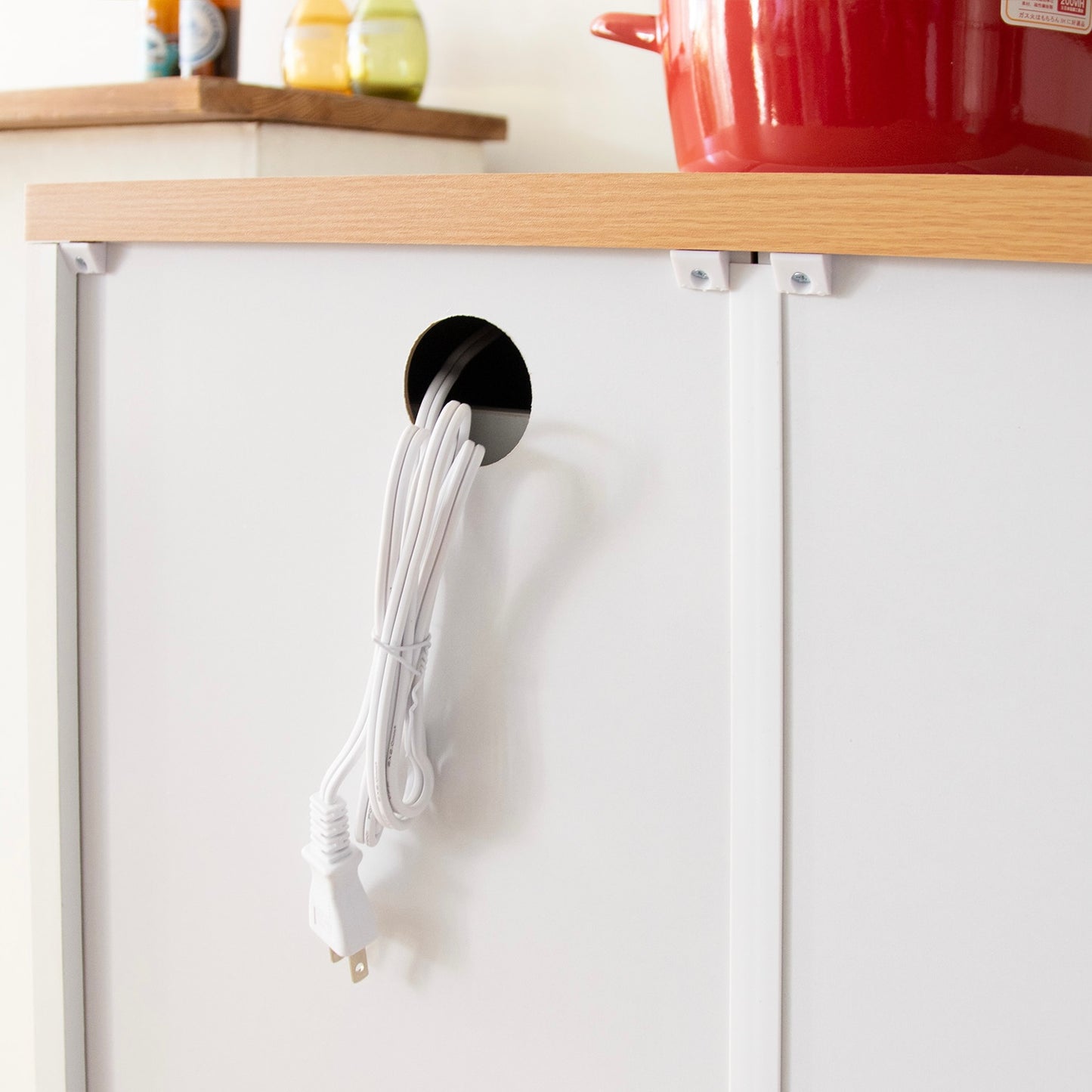 キャスター付きコンパクトキッチンキャビネット[幅60cm]