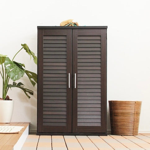 [幅60cm]ルーバーシューズボックス