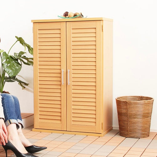 [幅60cm]ルーバーシューズボックス