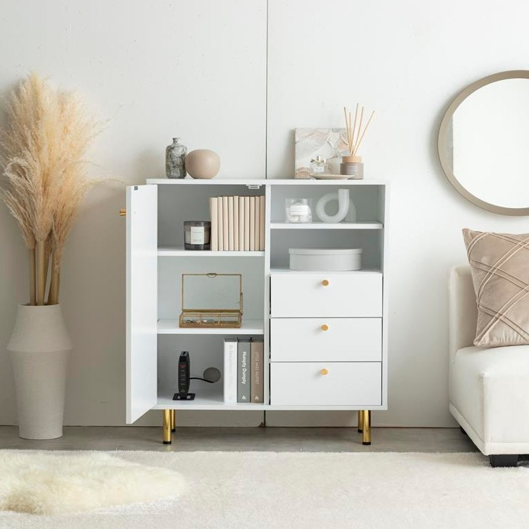 ゴールド脚付きキャビネット