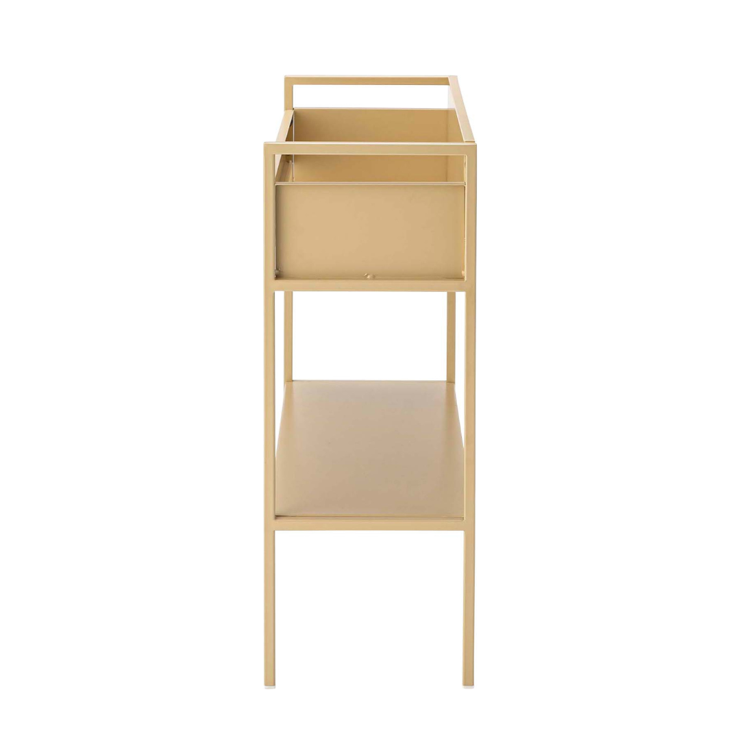 アイボリーのポップなカラーのラック