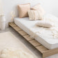 ナチュラルカラーのシングルサイズすのこベッド