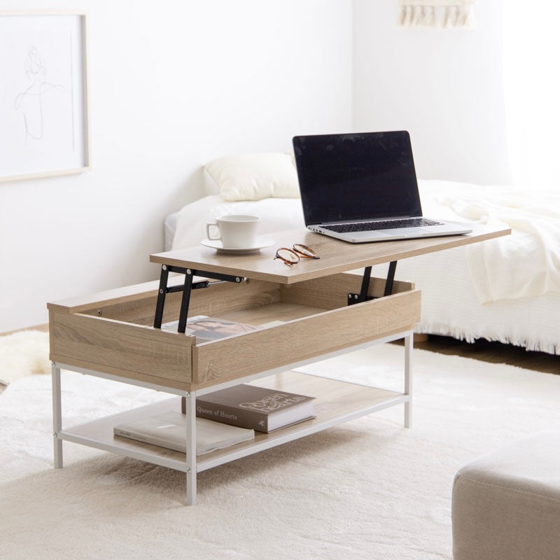 [幅80cm]昇降式センターテーブル