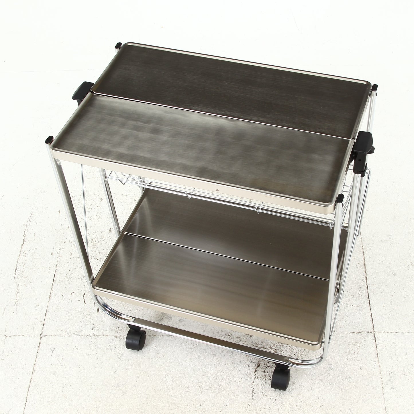 シルバーのフォールディングワゴン