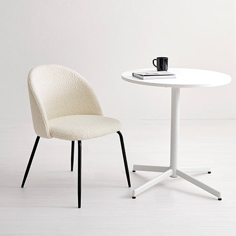 [2脚SET]ブークレスタイリッシュダイニングチェア