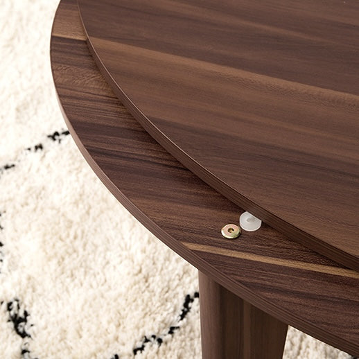 リバーシブル楕円天板こたつセンターテーブル