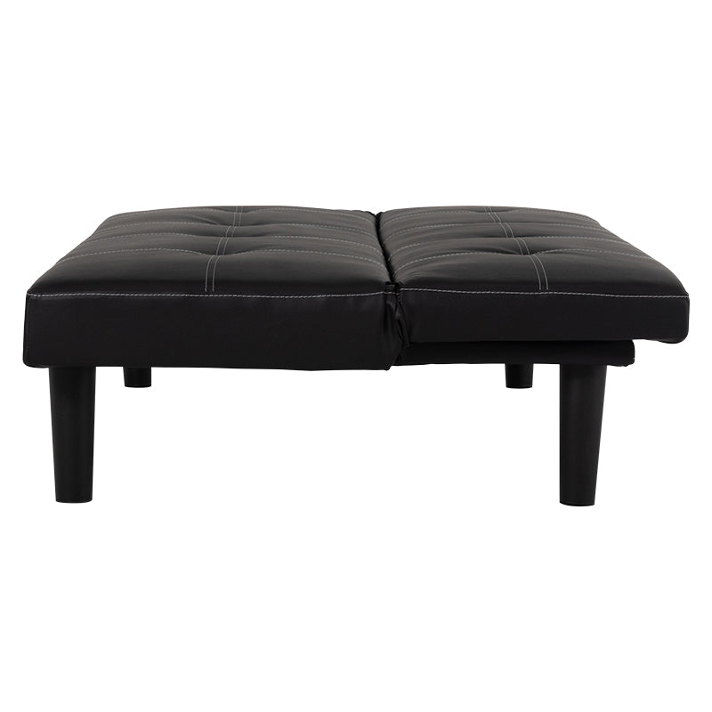 2wayレザー調ソファベッド