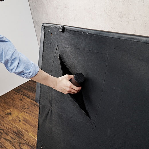 2wayレザー調ソファベッド