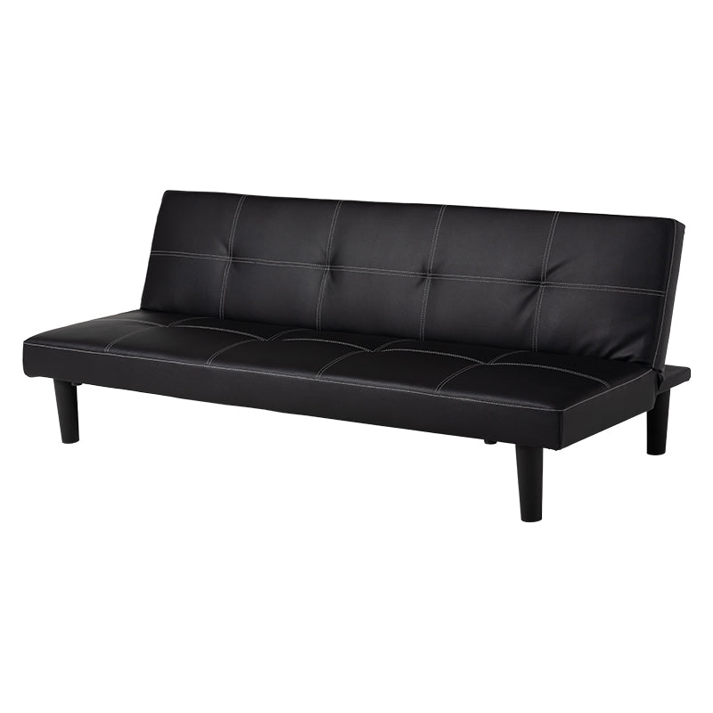 2wayレザー調ソファベッド