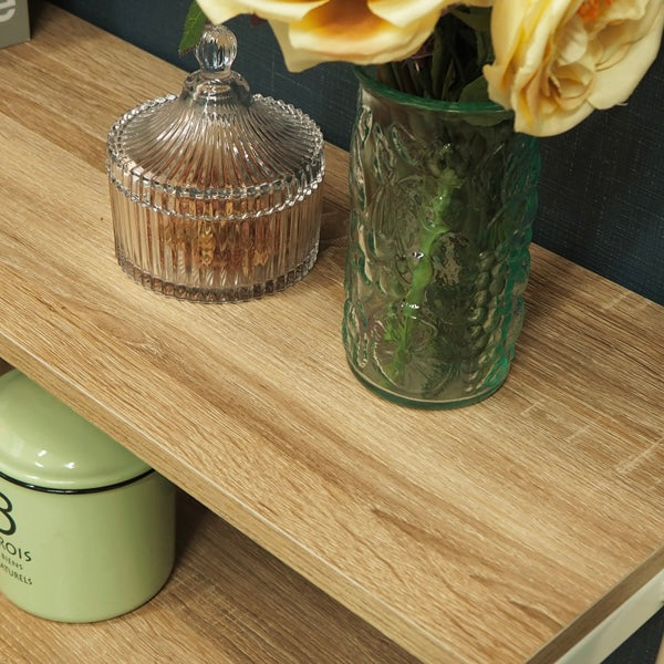 突っ張りハンガーラックナチュラルの天板部分