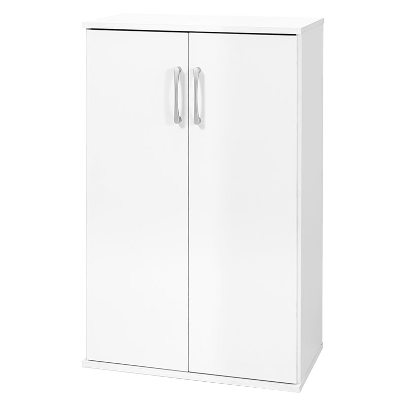 ホワイトのシューズラック